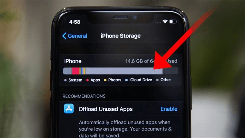 dung lượng iphone