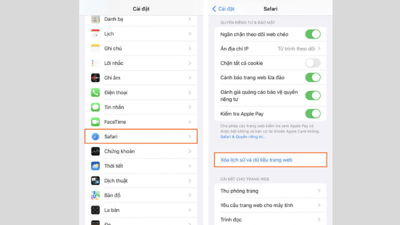 dung lượng iphone