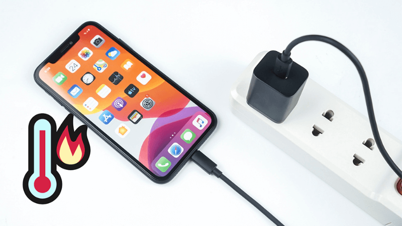 iphone bị nóng máy